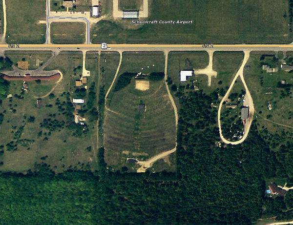 Cinema 2 Drive-In Theatre - Aerial (newer photo)